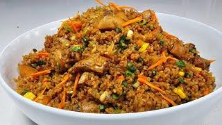 authentic guyanese  chicken fried rice  full recipe