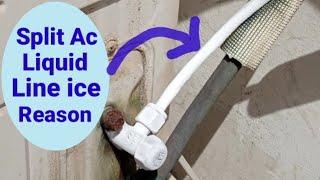 split Ac liquid line ice reasonsplit Ac ice reasonwhy ice comes on split ac tubesinver ac repair