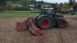 Mais mulchen mit Fendt 1050 Black Beauty & Sauerburger von Bickert Agrar