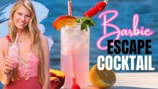 Barbies Escape Cocktail  How To Make  Recipe  Pink Malibu Barbie Drinks