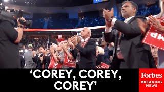 Crowd Gives Standing Ovation For Man Slain At Saturdays Trump Rally Corey Comperatore During RNC