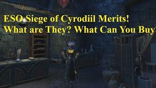 ESO Siege of Cyrodiil Merit What Are They and What Can You Buy?