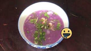 Winged Yam soup - anti-oxidant stabilizing blood pressure stabilizing blood sugar