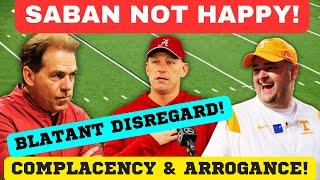 SABANS TIRED OF THE CRAP TENNESSEE FOOTBALL ALABAMA FOOTBALL VOLS FOOTBALL SEC FOOTBALL