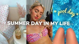 SUMMER DAY IN MY LIFE first pool day skincare & cleaning