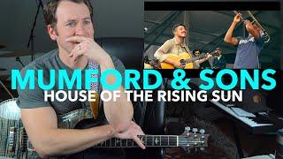 Guitar Teacher REACTS Mumford & Sons House Of The Rising Sun LIVE @jazzfestCelisse Killin it