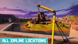 Use Different Ziplines at The Authority All 8 Zipline Locations - Fortnite Challenges Week 2