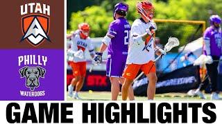 Utah Archers vs Philadelphia Waterdogs Highlights  2024 Premier Lacrosse League  PLL Highlights