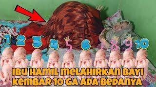 VIRAL DRAMA PARODY IBU HAMIL MELAHIRKAN BAYI KEMBAR 10 SECARA NORAMAL SENDIRIAN #drama #hamil