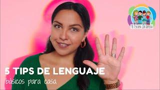 5 tips para estimular el lenguaje en casa l TIPS DE LENGUAJE l Mi terapia con Ximena