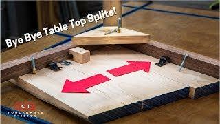 Best Table Top Hardware to Avoid Splitting