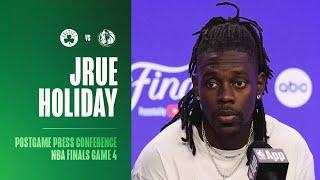 Jrue Holiday Postgame Press Conference  NBA Finals Game 4 at Dallas Mavericks