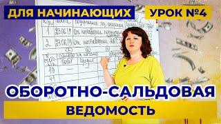 Урок 4. Оборотно-сальдовая ведомость за 8 минут.