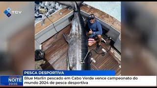 Blue Marlin pescado em Cabo verde vence campeonato do mundo 2024 de pesca desportiva