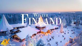 Winter Finland 4K Ultra HD • Stunning Footage Finland Scenic Relaxation Film with Calming Music