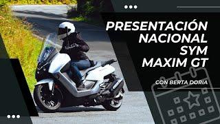 Sym Maxsym GT 400  El Scooter con Sensación de Moto  Presentación Nacional en Galicia