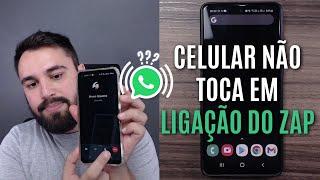 CELULAR NÃO TOCA EM LIGAÇÃO PELO WHATSAPP - O QUE FAZER?