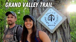 Hiking the Grand Valley Trail 30 KM through Kitchener Ontario