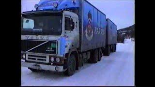 Chains up before convoy over Haukeli mountain