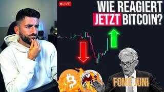 Bitcoin FED Entscheidung & Prognosen FOMC Juni  Live Reaktion