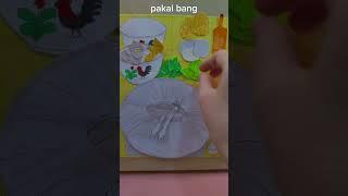 Mainan Boneka Kertas Beli Bakso #paperdolls #mainananak #shorts