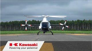 川崎重工 無人コンパウンド・ヘリコプター「K-RACER」飛行試験