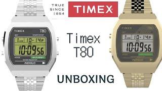 UNBOXING Timex T80 Full Steel Metal GOLD Tone  TW2V74300