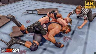 WWE 2K24 - Bron Breakker vs. Brock Lesnar - No Holds Barred Match  PC 4K60