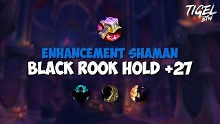 Enhancement Shaman M+  +27 Black Rook Hold - Fortified Entangling Bolstering