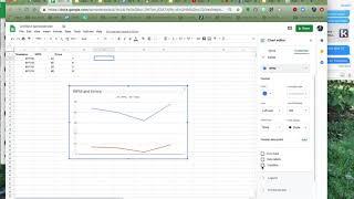 adding a trendline in google sheets