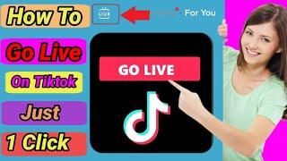 2023 main live option kaise laye tiktok par  how to go live on tiktok 2023