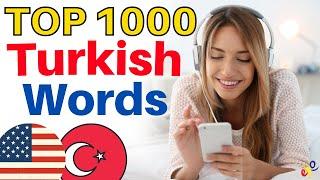 Top 1000 Turkish WORDS You Need to Know  Learn Turkish and Speak Turkish Like a Native  Turkish
