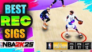 these DRIBBLE MOVES in REC will make you Move 5x FASTER Best Rec Dribble Sigs  NBA 2K25