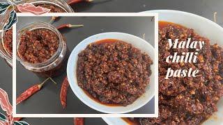 Malay chilli  paste