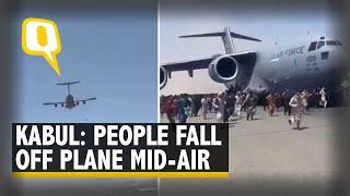 Afghan Crisis  Watch Terrifying Visuals of People Falling to Death After Clinging on to Aircraft