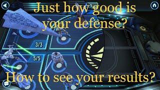 Grand Arena Advice - How to Review Your Defense - SWGOH