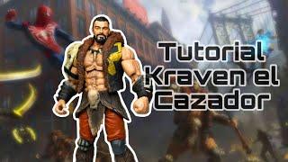 Custom de Kraven el cazador  Spiderman 2 ps5  Como hacer tu propia figura  TUTORIAL ESPAÑOL