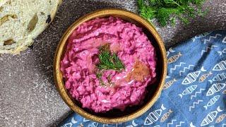 Beets Dip With Yogurt Recipe  Παντζαροσαλάτα Με Γιαούρτι