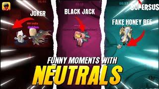 FUNNY MOMENTS WITH NEUTRALS   DEMON KING GAMING  SUPER SUS  DKG 