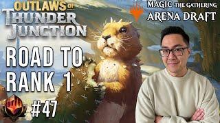 Cute But Extremely Deadly  Mythic 47  Road To Rank 1  OTJ Draft  MTG Arena