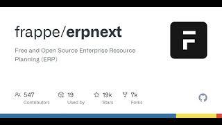 GitHub - frappeerpnext Free and Open Source Enterprise Resource Planning ERP