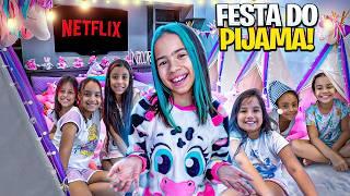 FESTA SURPRESA DO PIJAMA NO ANIVERSÁRIO DA MIKAELLY *teve bagunça