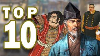 Top 10 Greatest Samurai Leaders
