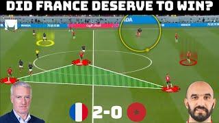 Tactical Analysis  France 2-0 Morocco  A Brave Performance From Morocco 