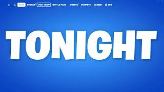 Fortnite Tonight Shop Early..