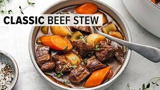 The ultimate BEEF STEW is a cold-weather one-pot wonder for dinner