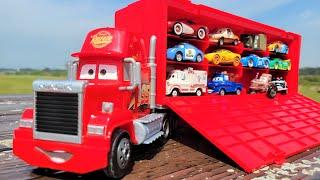 More than 50 Toy Cars Mini Car & Big Mac Trailer  Car Videos For Kids