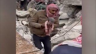 TurkeySyria earthquake update Babies pulled from rubble