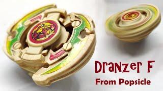 Building a Dranzer F Beyblade From Popsicle Sticks - DIY Beyblade