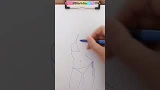 How to draw simple sexy girls #drawing #draw #painting I Chill how to draw